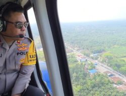 Kapolda Sumut Pantau Arus Mudik via Patroli Udara, Pastikan Jalur Aman dan Lancar