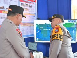 Kapolda Sumut Cek Arus Mudik di Labusel, Pantauan Real Time Andalkan Google Maps dan CCTV