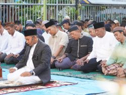 Merajut Asa di Hari Fitri: Suasana Ibadah Salat Id Bersama Petugas dan Warga Binaan Lapas Tebing Tinggi