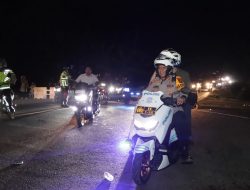 Polres Sergai dan Jajaran Pam Malam Idul Fitri 1447 H dan Pawai Mobil Hias, Pastikan Arus Lalin Aman dan Lancar