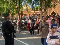 Brimob Sumut Hadirkan Rasa Aman, Pengamanan Sholat Idul Fitri di Gunung sitoli Berjalan Kondusif