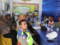 Polres Langkat Ikuti Zoom Meeting Kapolri dan Sambangi Wisatawan di Bukit Lawang