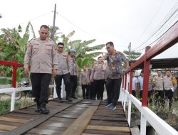 Tim RO SDM Polda Sumut Bersama Polres Sergai Lakukan Monitoring Jembatan, Wujud Kehadiran Polri Jaga Keselamatan dan Akses Warga*