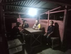Bhabinkamtibmas Polsek Padang Tualang Intensifkan Pengecekan Satkamling, Wujudkan Kamtibmas Kondusif