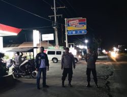 Polsek Gebang Intensifkan Patroli Blue Light, Antisipasi 3C hingga Aksi Premanisme