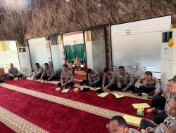 Polres Langkat Gelar Binrohtal, Perkuat Iman dan Integritas Personel
