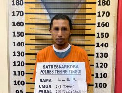 Dini Hari, Sat Resnarkoba Polres Tebing Tinggi Ciduk Residivis di Gang Subur