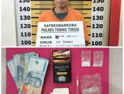 Ungkap Kasus Sabu, Sat Resnarkoba Polres Tebing Tinggi Tangkap Residivis di Dalam Bengkel