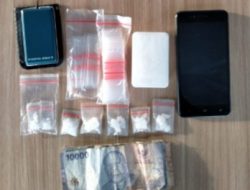 Sat Narkoba Polres Pelabuhan Belawan Tangkap Pengedar Sabu di Desa Manunggal