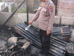 Polsek Perbaungan Cek Kebakaran 2 Unit Rumah di Perbaungan*