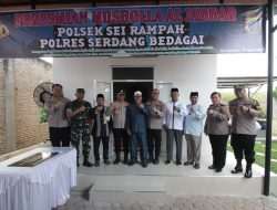 Syukuran Perubahan Nomenklatur Polsek Firdaus Menjadi Polsek Sei Rampah dan Meresmikan Mushola Al Jabbar