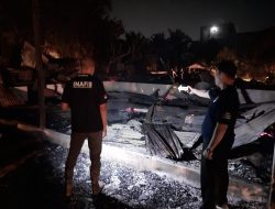 Polres Tebing Tinggi Selidiki Kebakaran 10 Rumah Kosong di Komplek PT. ADEI