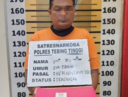 Pengaduan di Media Sosial Berujung Penangkapan, Sat Resnarkoba Polres Tebing Tinggi Amankan Pemilik Sabu