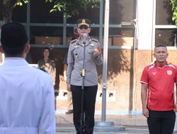Kapolres Pematangsiantar Pembina Upacara Bendera di SMA Sultan Agung, Jauhi Narkoba