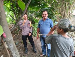 Sambangi Warga Damar Sari, Polsek Padang Hilir Sampaikan Pesan Kamtibmas