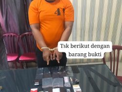 Aksi Kejar-kejaran Sempat Terjadi Dan Akhirnya Seorang Pria Diboyong Ke Polres Binjai