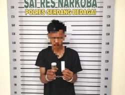 Satres Narkoba Polres Sergai Amankan Seorang Pemuda Terkait Kepemilikan Sabu di Sei Rampah