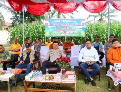 ​Wakapolres Tebing Tinggi Ikuti Panen Raya Jagung dan Ground Breaking Gudang Pangan Polri
