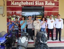 Polres Tapteng Kembalikan 3 Unit Sepeda Motor Hasil Ungkap Kasus Curanmor ke Pemiliknya
