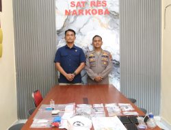 Doorstop Kasat Res Narkoba, Ungkap Giat GSN Dalam Dua Pekan Berhasil Ringkus 23 Tersangka dan Sita 36,21 Gram Sabu