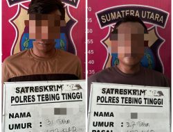 Menyamar Sebagai Petugas PLN, Sat Reskrim Polres Tebing Tinggi Amankan Pencuri Kabel