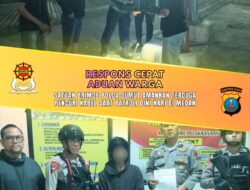 Respons Cepat Aduan Warga, Satuan Brimob Polda Sumut Amankan Terduga Pencuri Kabel Saat Patroli Dini Hari di Medan