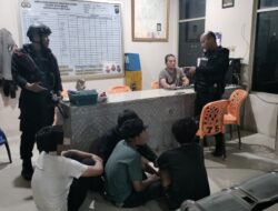 Brimob Polda Sumut Gagalkan Tawuran Dini Hari di Medan, Empat Pemuda dan Dua Kelewang Diamankan
