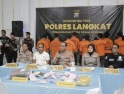 Kapolres Langkat Pimpin Langsung Konferensi Pers Pengungkapan 33 Kasus Narkotika dalam Ops Antik Toba 2026