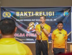 Sambut HUT Bhayangkara ke-80, Polda Sumut Gelar Bakti Religi di Gereja Oikumene dan Masjid Al-Hidayah