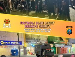 “Patroli Blue Light Brimob Sumut, Respons Cepat Laporan Warga dan Cegah Balap Liar di Kota Medan”
