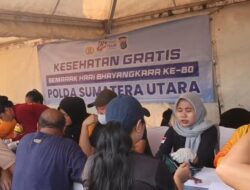 Semarak Bhayangkara ke-80, Polda Sumut Hadirkan Layanan Sosial dan Kepedulian Nyata untuk Masyarakat di CFD Medan