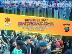 “Semarak HUT Bhayangkara ke-80, Brimob Sumut Bagikan 1.000 Porsi Makan Gratis dan Gelar Pasar Murah untuk Warga di Car Free Day Medan”