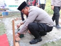 Kapolres Langkat Pimpin Peletakan Batu Pertama Sumur Bor untuk Warga Tanjung Putus