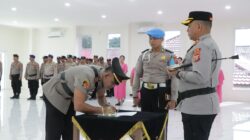 Kapolres Serdang Bedagai Pimpin Sertijab Kasat Polairud Polres Serdang bedagai