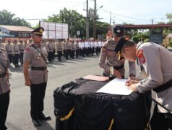 Kapolresta Deli Serdang Pimpin Sertijab Kasat Reskrim dan Dua Kapolsek Jajaran