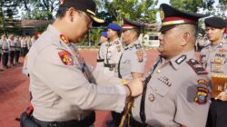 Kapolres Langkat Pimpin Sertijab Kasat dan Kasi Humas