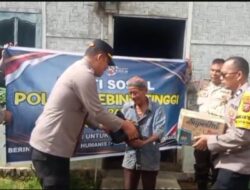 Sambut HUT Bhayangkara ke-80, Polsek Bandar Khalipah Serahkan Bansos ke Masyarakat