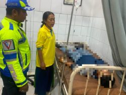 Dua Sepeda Motor Tabrakan di Sei Rampah, Dua Pengendara Luka-Luka