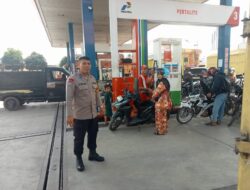 Pastikan Keamanan di Objek Vital, Polsek Rambutan Monitoring di SPBU Berohol