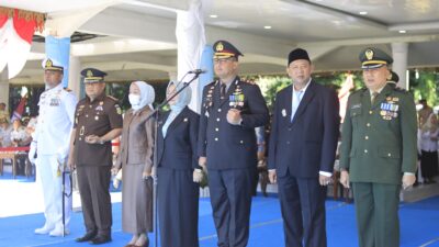 Kapolres Langkat Pimpin Upacara Hari Bhayangkara ke-80, Polri Untuk Masyarakat