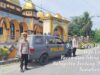 Polsek Tebing Tinggi Pengamanan Shalat Jumat di Masjid Al-Mabbrur Desa Paya Lombang