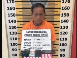Sat Resnarkoba Polres Tebing Tinggi Tindak Lanjuti Aduan Masyarakat dan Amankan Pengedar Sabu