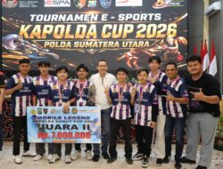 Team GAMA Polres Sergai Raih Juara II Turnamen Esport Kapolri Cup Polda Sumut