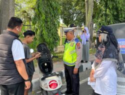 Satlantas Polres Tebing Tinggi Gelar Operasi Gabungan Sosialisasi Kepatuhan Pajak Kendaraan Bermotor