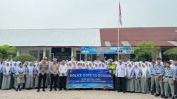 Rangkaian MPLS, Sat Lantas Polres Tebing Tinggi Sosialisasi Tertib Berlalulintas di SMKN 3