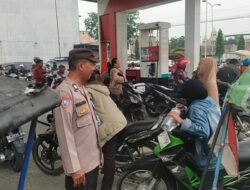 Antrean Pengisian BBM Mengular, Polresta Deli Serdang Lakukan Pengamanan dan Pengaturan Jalur Disetiap SPBU