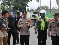 Kapolres Langkat Tinjau Ketersediaan BBM di SPBU Perdamaian Stabat, Antrean Mulai Berangsur Normal