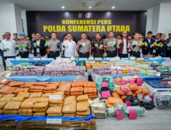 Polda Sumut Ungkap 3.865 Kasus Narkoba dalam Enam Bulan, Sita 5,3 Ton Barang Bukti