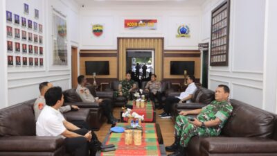 Perkuat Sinergi TNI-Polri, Kapolres Langkat Silaturahmi dengan Dandim 0203/Langkat