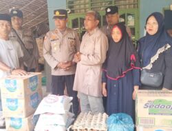 Kapolsek Secanggang Salurkan Bantuan untuk Keluarga Korban Anak Tenggelam